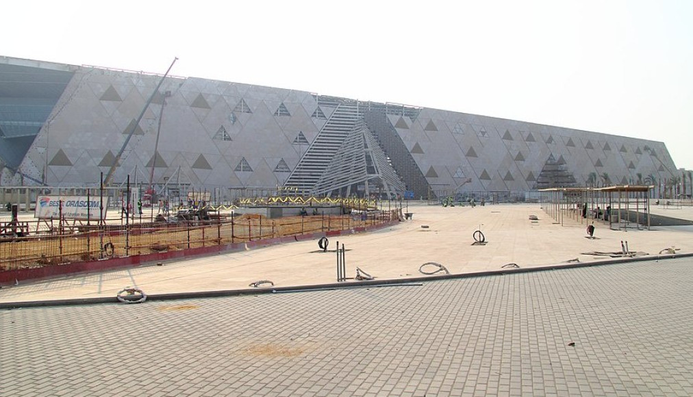 Le Grand Musée égyptien sous construction en 2019 Le Grand Musée égyptien sous construction en 2019 / ©Djehouty, CC BY-SA 4.0 via Wikimedia Commons