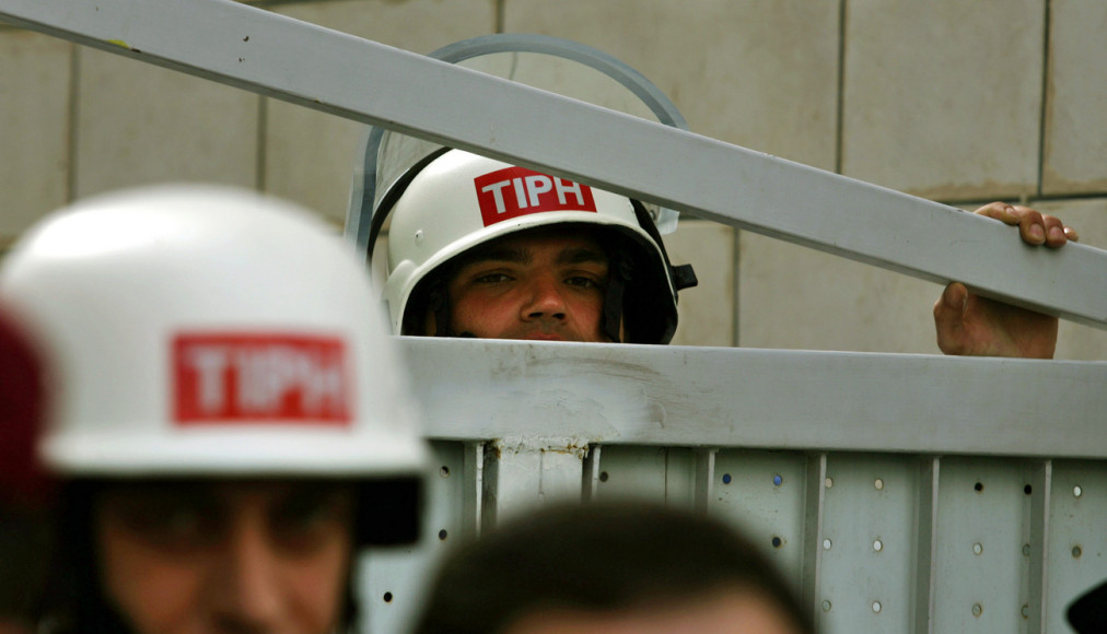 Des observateurs du TIPH à Hébron. Image d'archive de février 2006. Des observateurs du TIPH à Hébron. Image d'archive de février 2006. / ©Keystone/AP Photo/Emilio Morenatti
