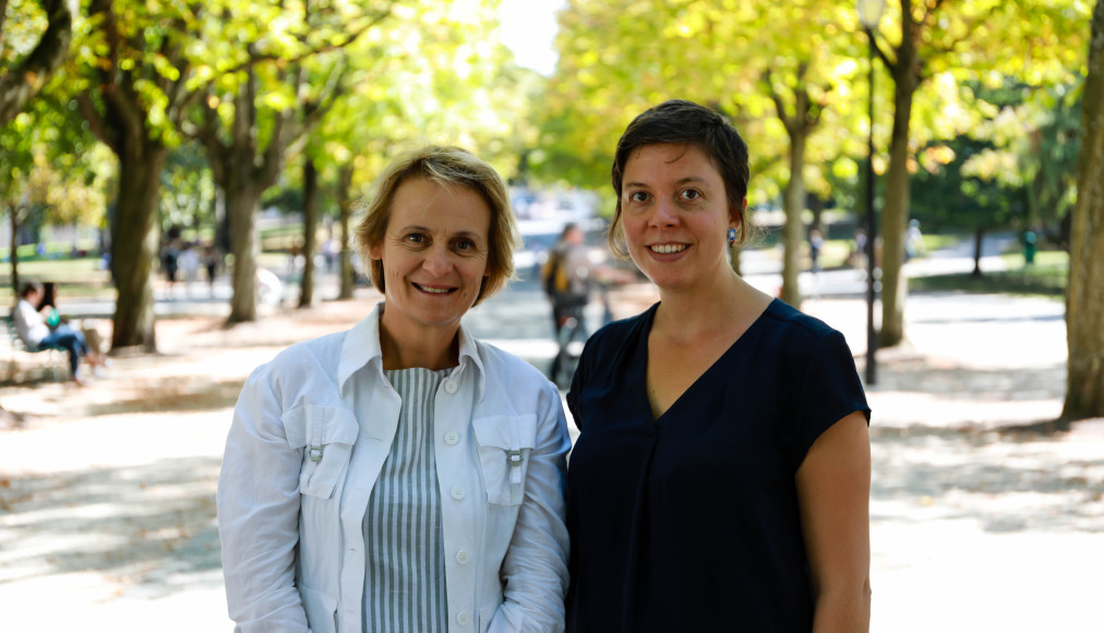 Lauriane Savoy (à droite) collabore avec Elisabeth Parmentier auprès de l&#039;Université de Genève. / DR-RZN TORBEY